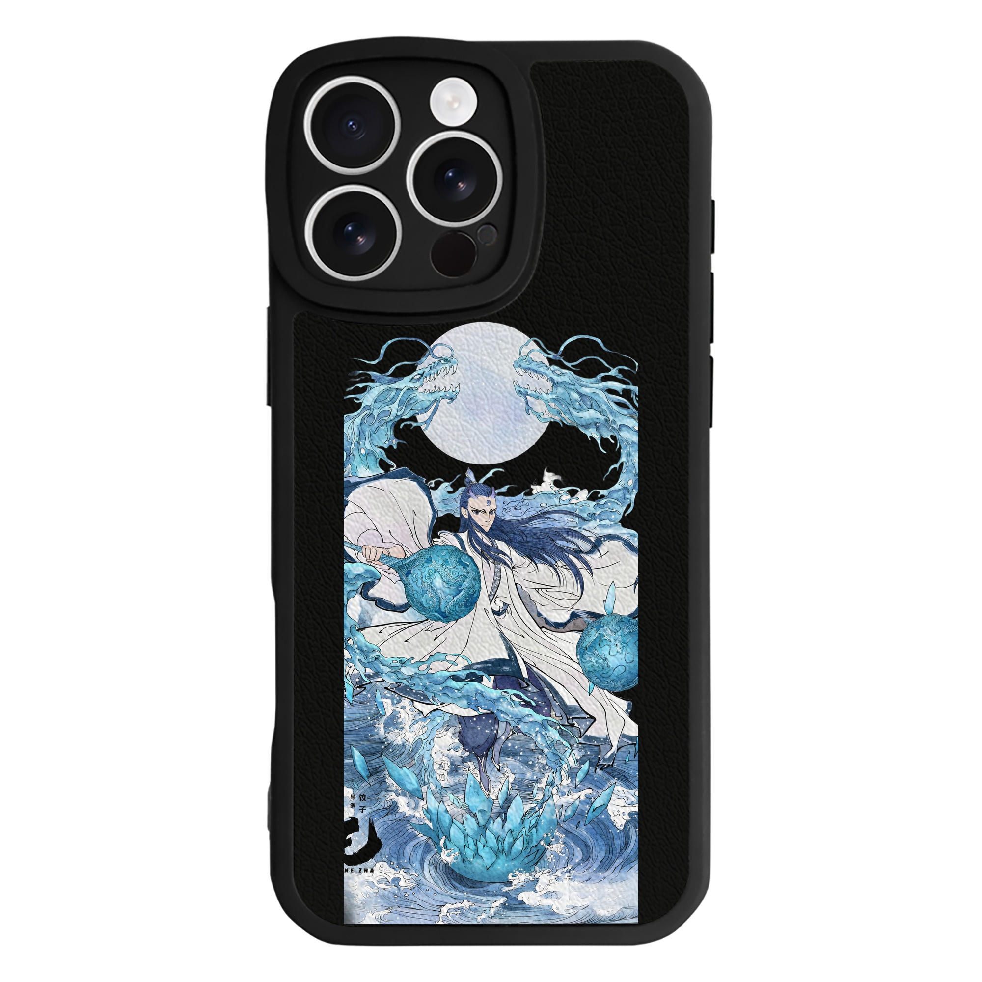 （画像用） Ne Zha 2 ナタ 魔童の大暴れ 【iPhone 16シリーズ対応】シリコンスマホケース（レザー調） 材質：シリコン